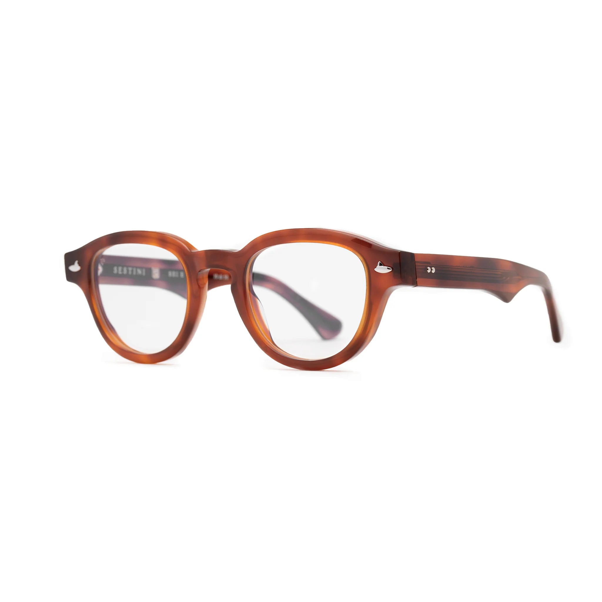 SEI E MEZZO SHINY HONEY TORTOISE/BLUE BLOCK LENS