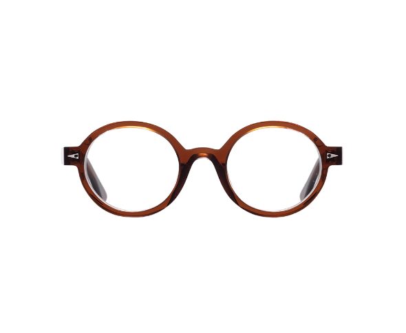 Lunettes de vue de la marque Ahlem, monture optique mixte, modèle unisexe qui convient pour les hommes, et les femmes, avec un design rond fabriquée en acetate disponible dans les boutiques Atelier Lou Paris