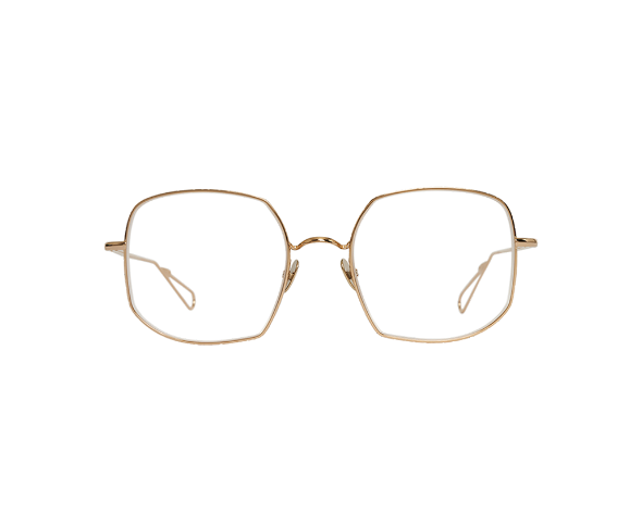 Lunettes de vue de la marque Ahlem, monture optique mixte, modèle unisexe qui convient pour les hommes, et les femmes, avec un design hexagonale fabriquée en acetate disponible dans les boutiques Atelier Lou Paris