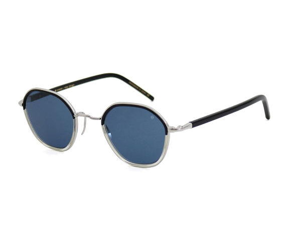 Lunettes de soleil de la marque Ayame monture solaire mixte, modèle unisexe qui convient pour les hommes, et les femmes, avec un design rond fabriquée en acetate disponible dans les boutiques Atelier Lou Paris