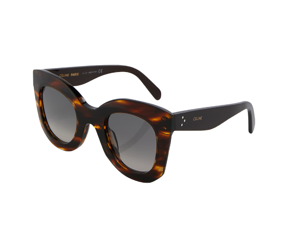 Lunettes de soleil MARTA CL4005IN de la marque Celine, monture solaire femmes, avec un design cat eye oversized en acétate écaille disponible dans les boutiques Atelier Lou Paris