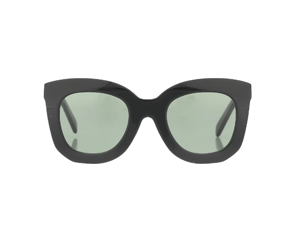 Lunettes de soleil MARTA CL4005IN de la marque Celine, monture solaire femmes, avec un design cat eye oversized en acétate noir disponible dans les boutiques Atelier Lou Paris