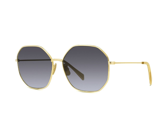 Lunettes de soleil de la marque Celine , monture solaire mixte, modèle unisexe qui convient pour les hommes, et les femmes, avec un design géométrique fabriquée en acetate disponible dans les boutiques Atelier Lou Paris