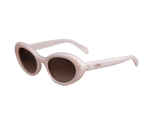 Lunettes de soleil CL40193I. de la marque Celine , modèle unisexe pour femmes, avec un design cat eye fabriquée en acetate rose disponible dans les boutiques Atelier Lou Paris