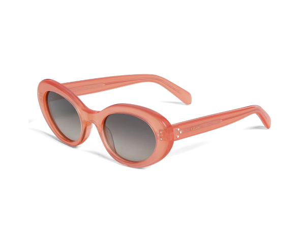 Lunettes de soleil CL40193I. de la marque Celine , modèle unisexe pour femmes, avec un design cat eye fabriquée en acetate orange milky disponible dans les boutiques Atelier Lou Paris