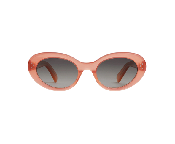 Lunettes de soleil CL40193I. de la marque Celine , modèle unisexe pour femmes, avec un design cat eye fabriquée en acetate orange milky disponible dans les boutiques Atelier Lou Paris