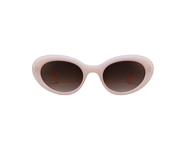 Lunettes de soleil CL40193I. de la marque Celine , modèle unisexe pour femmes, avec un design cat eye fabriquée en acetate rose disponible dans les boutiques Atelier Lou Paris