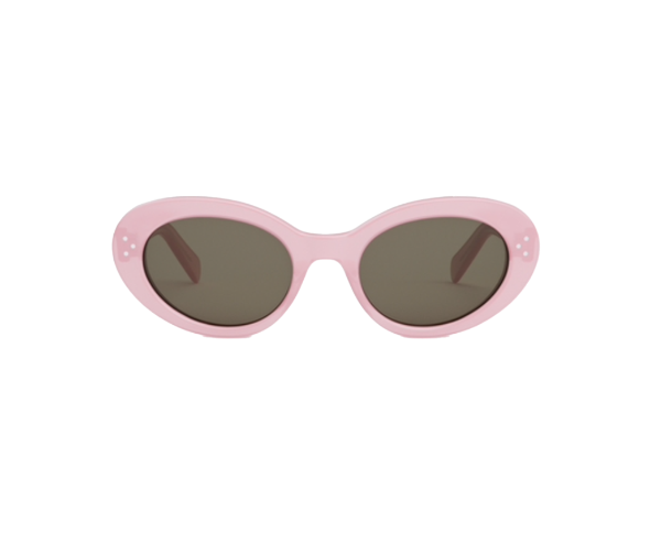 Lunettes de soleil CL40193I. de la marque Celine , modèle unisexe pour femmes, avec un design cat eye fabriquée en acetate rose disponible dans les boutiques Atelier Lou Paris