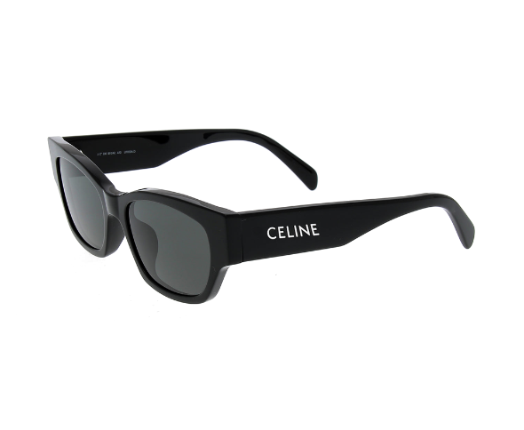 Lunettes de soleil CL40197U de la marque Celine , monture solaire mixte, modèle unisexe qui convient pour les hommes, et les femmes, avec un design rectangle fabriquée en acétate noir disponible dans les boutiques Atelier Lou Paris