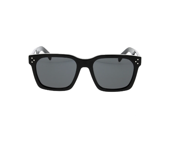 Lunettes de soleil CL40248I de la marque Celine, monture mixtes, avec un design carré fabriquée en acétate noir, disponible dans les boutiques Atelier Lou Paris