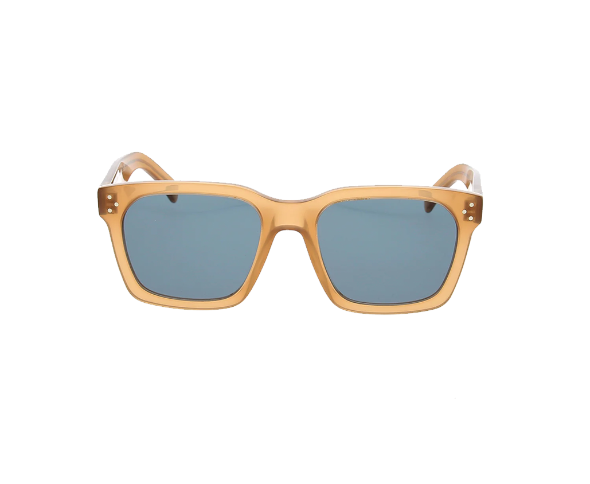 Lunettes de soleil CL40248I de la marque Celine, monture mixtes, avec un design carré fabriquée en acétate orange, disponible dans les boutiques Atelier Lou Paris