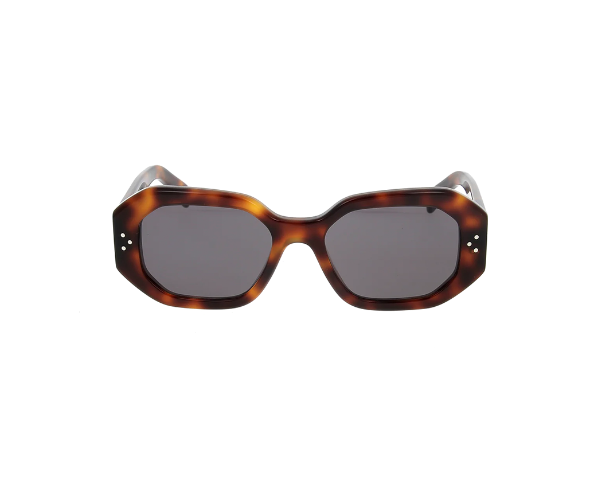 Lunettes de vue de la marque Celine, monture optique mixte, modèle unisexe écaille qui convient pour les hommes, et les femmes, avec un design rectangle fabriquée en acetate disponible dans les boutiques Atelier Lou Paris