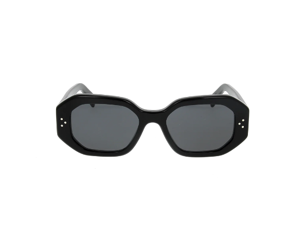Lunettes de vue de la marque Celine, monture optique mixte, modèle unisexe noir qui convient pour les hommes, et les femmes, avec un design rectangle fabriquée en acetate disponible dans les boutiques Atelier Lou Paris