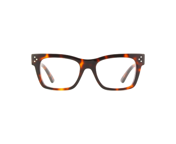 Lunettes de vue de la marque Celine, monture optique mixte, modèle unisexe qui convient pour les hommes, et les femmes, avec un design carrée fabriquée en acetate disponible dans les boutiques Atelier Lou Paris