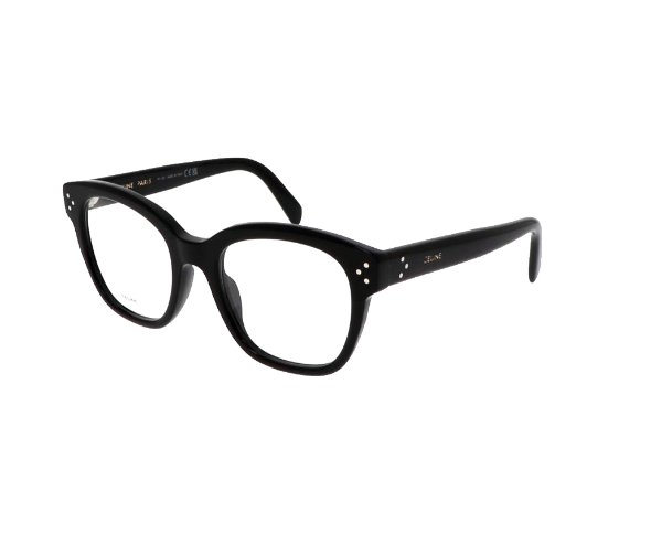 Lunettes de vue de la marque Celine, monture optique mixte, modèle unisexe qui convient pour les hommes, et les femmes, avec un design carrée fabriquée en acetate disponible dans les boutiques Atelier Lou Paris
