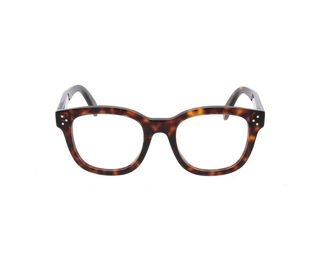Lunettes de vue CL50098I de la marque Celine, monture optique pour femmes, avec un design pantos fabriquée en acétate écaille disponible dans les boutiques Atelier Lou Paris