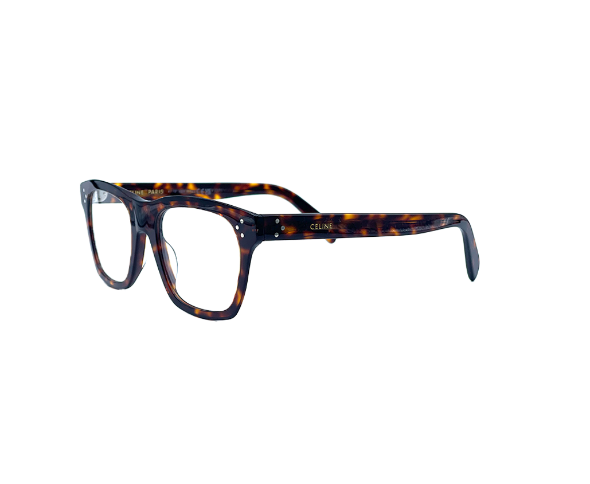 Lunettes de vue CL50119I de la marque Celine, monture optique pour femmes, avec un design rectangulaire fabriquée en acétate écaille disponible dans les boutiques Atelier Lou Paris