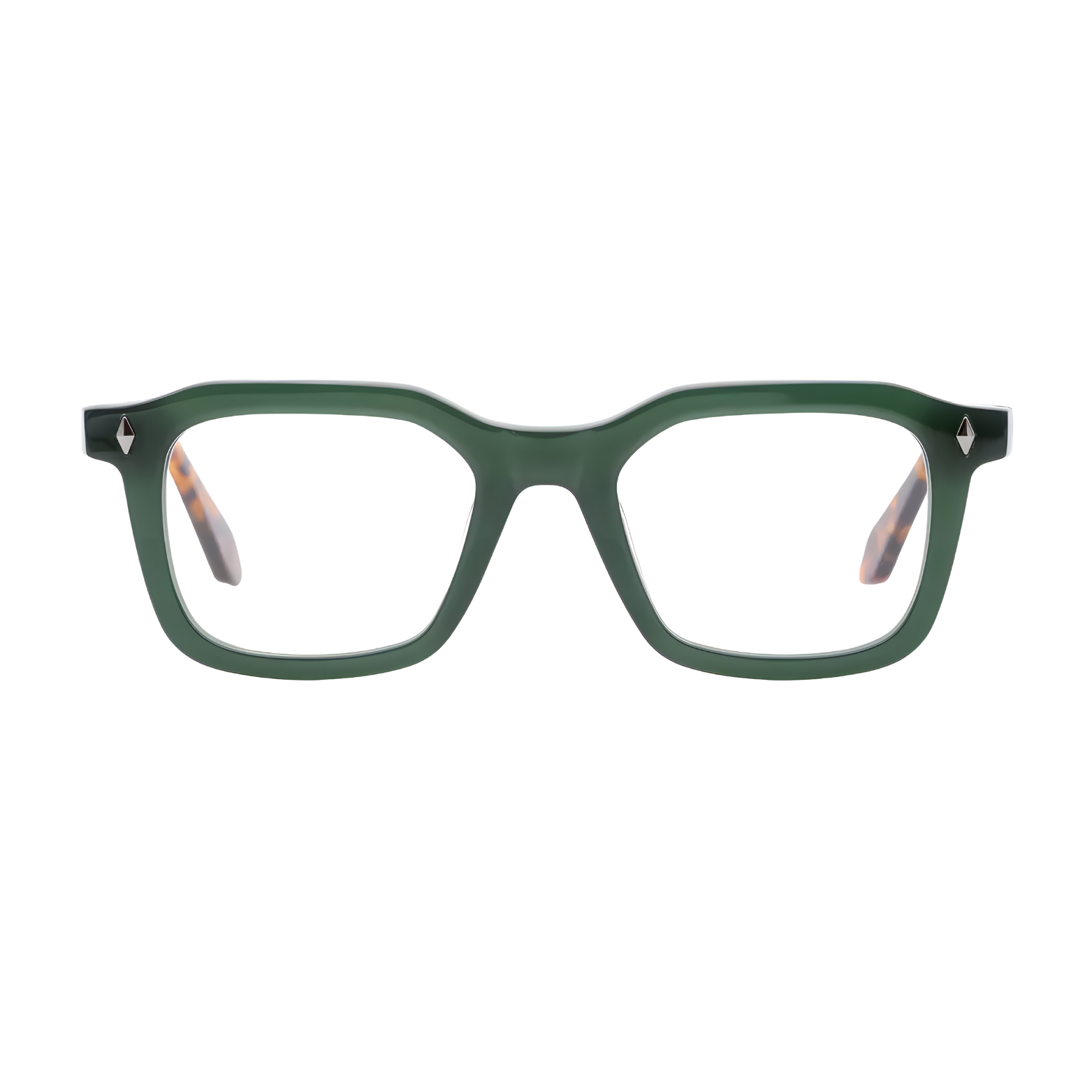EDWARDSON MIYAGI - Khaki & Temples Dark Tortoise - Lunettes de vue