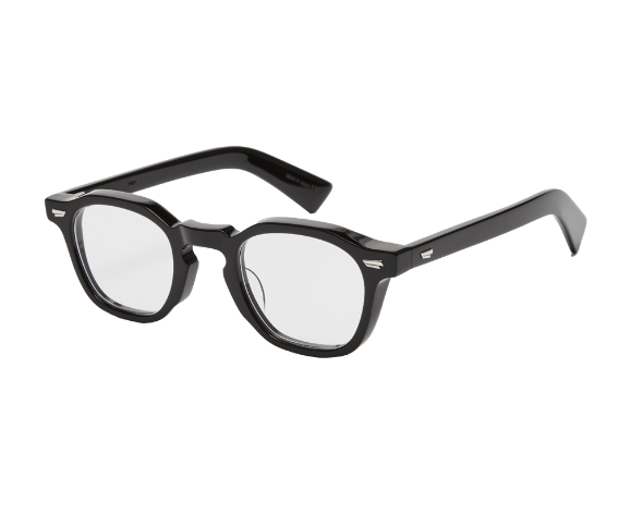 Lunettes de vue de la marque frame montana, monture optique mixte, modèle unisexe noir qui convient pour les hommes, et les femmes, avec un design carrée fabriquée en acetate disponible dans les boutiques Atelier Lou Paris