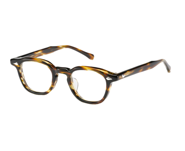 Lunettes de vue de la marque frame montana, monture optique mixte, modèle unisexe écaille qui convient pour les hommes, et les femmes, avec un design rond fabriquée en acetate disponible dans les boutiques Atelier Lou Paris
