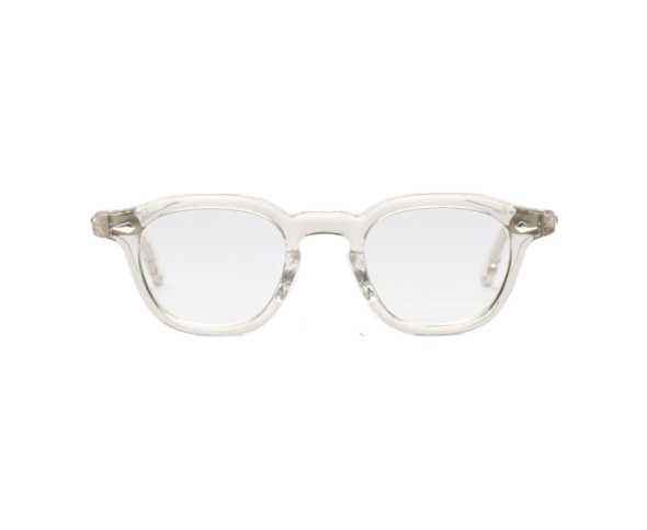 Lunettes de vue de la marque frame montana, monture optique mixte, modèle unisexe transparent qui convient pour les hommes, et les femmes, avec un design rond fabriquée en acetate disponible dans les boutiques Atelier Lou Paris