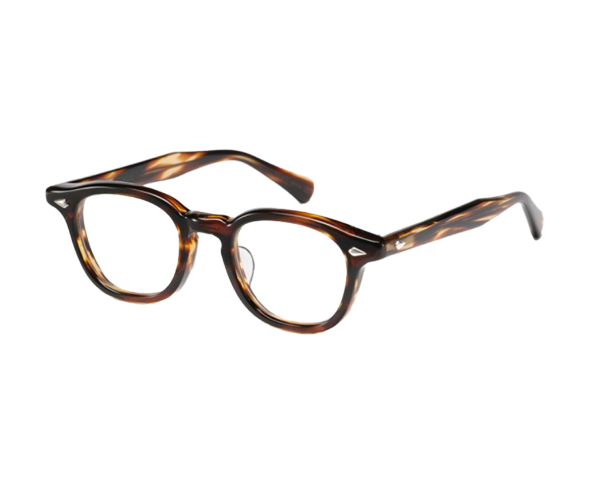 Lunettes de vue de la marque frame montana, monture optique mixte, modèle unisexe dark brown qui convient pour les hommes, et les femmes, avec un design rond fabriquée en acetate disponible dans les boutiques Atelier Lou Paris