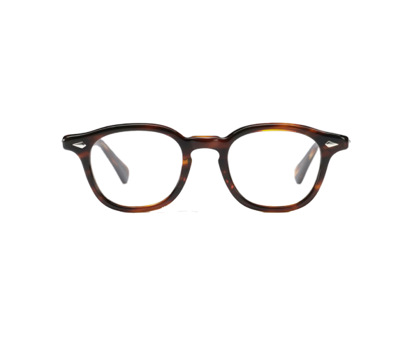 Lunettes de vue de la marque frame montana, monture optique mixte, modèle unisexe dark brown qui convient pour les hommes, et les femmes, avec un design rond fabriquée en acetate disponible dans les boutiques Atelier Lou Paris