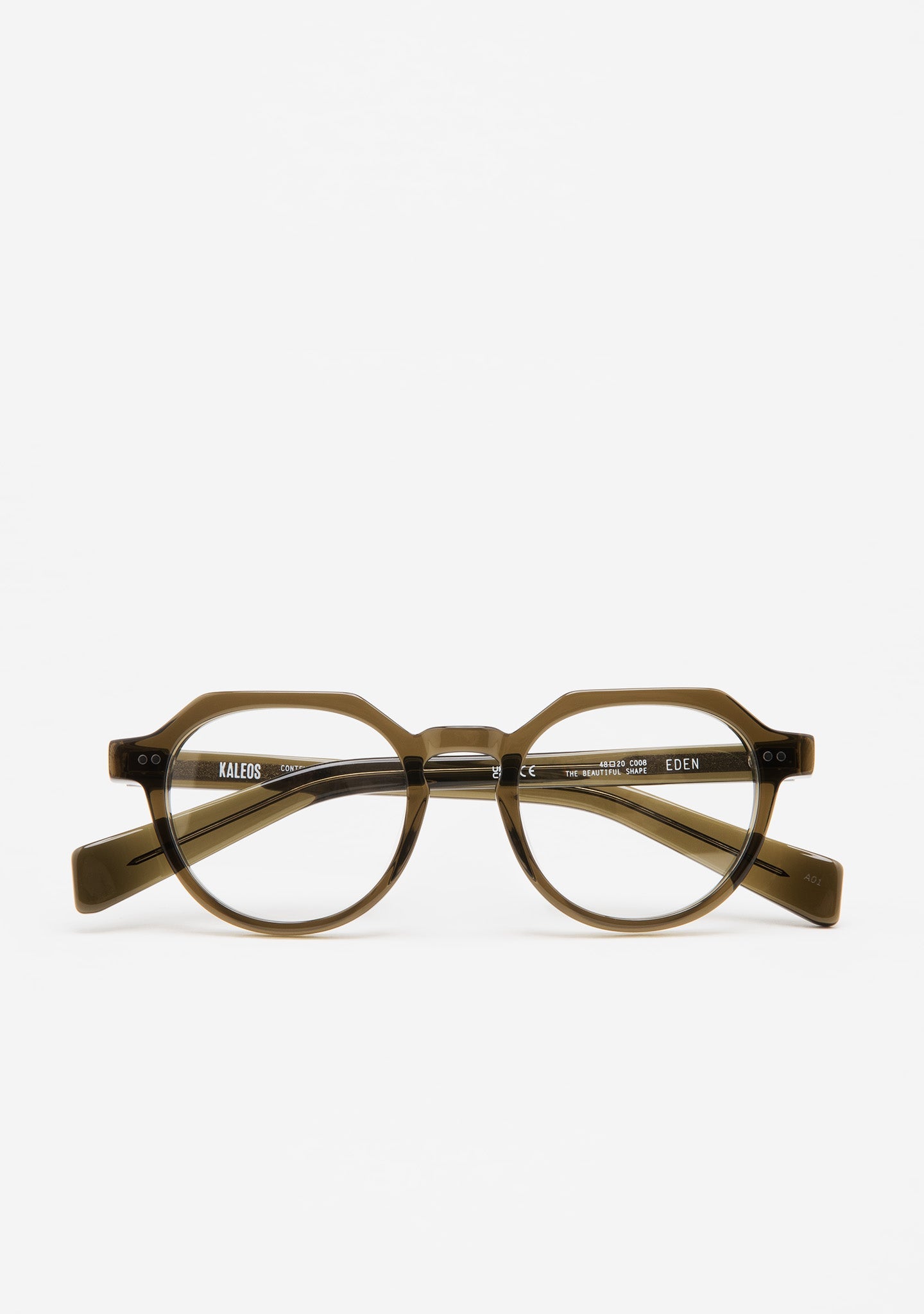 KALEOS EDEN - Vert transparent - Lunettes de vue