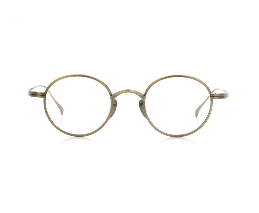 Lunettes de vue de la marque kamemannen monture optique mixte, modèle unisexe qui convient pour les hommes, et les femmes, avec un design rond fabriquée en métal disponible dans les boutiques Atelier Lou Paris
