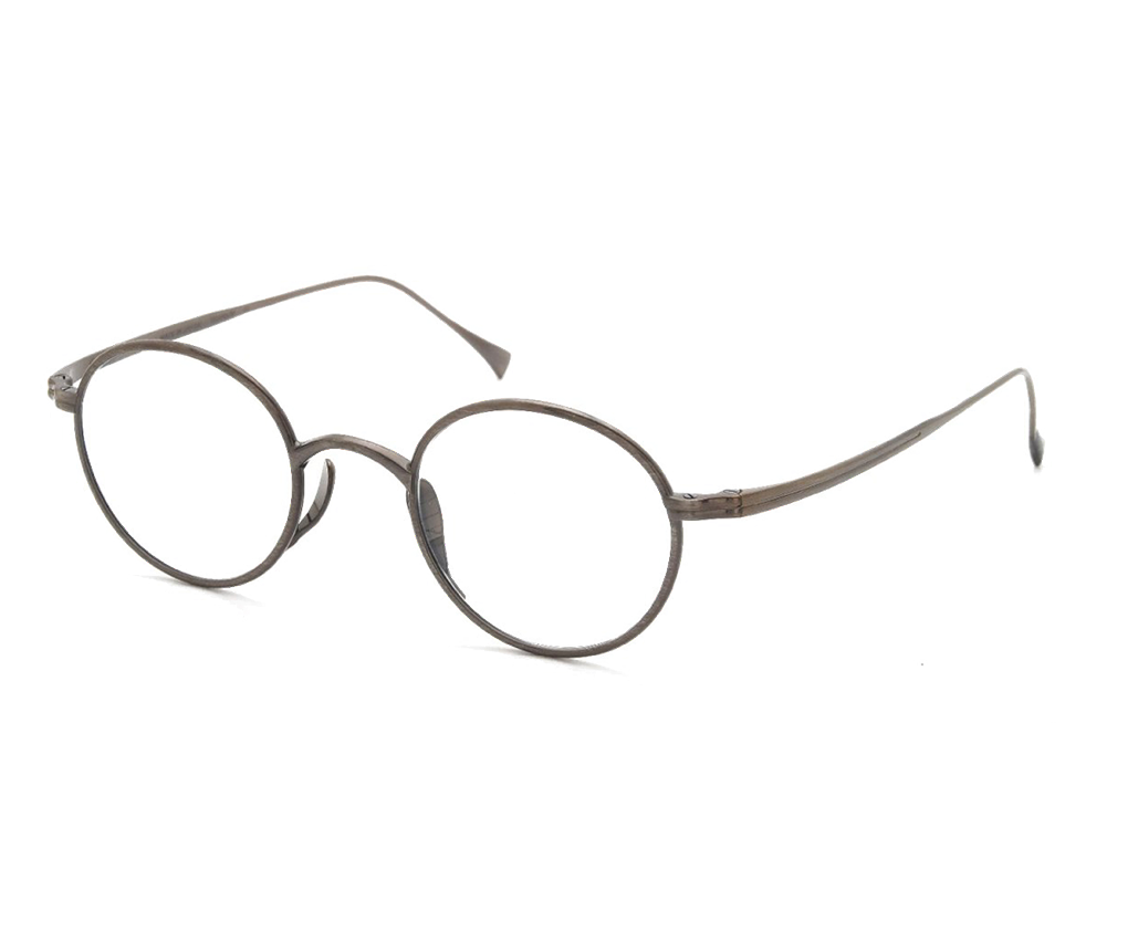 Lunettes de vue de la marque kamemannen monture optique mixte, modèle unisexe qui convient pour les hommes, et les femmes, avec un design rond fabriquée en métal disponible dans les boutiques Atelier Lou Paris