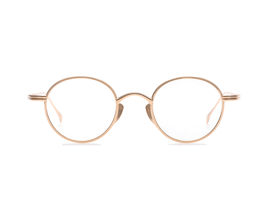 Lunettes de vue de la marque kamemannen monture optique mixte, modèle unisexe qui convient pour les hommes, et les femmes, avec un design rond fabriquée en métal disponible dans les boutiques Atelier Lou Paris