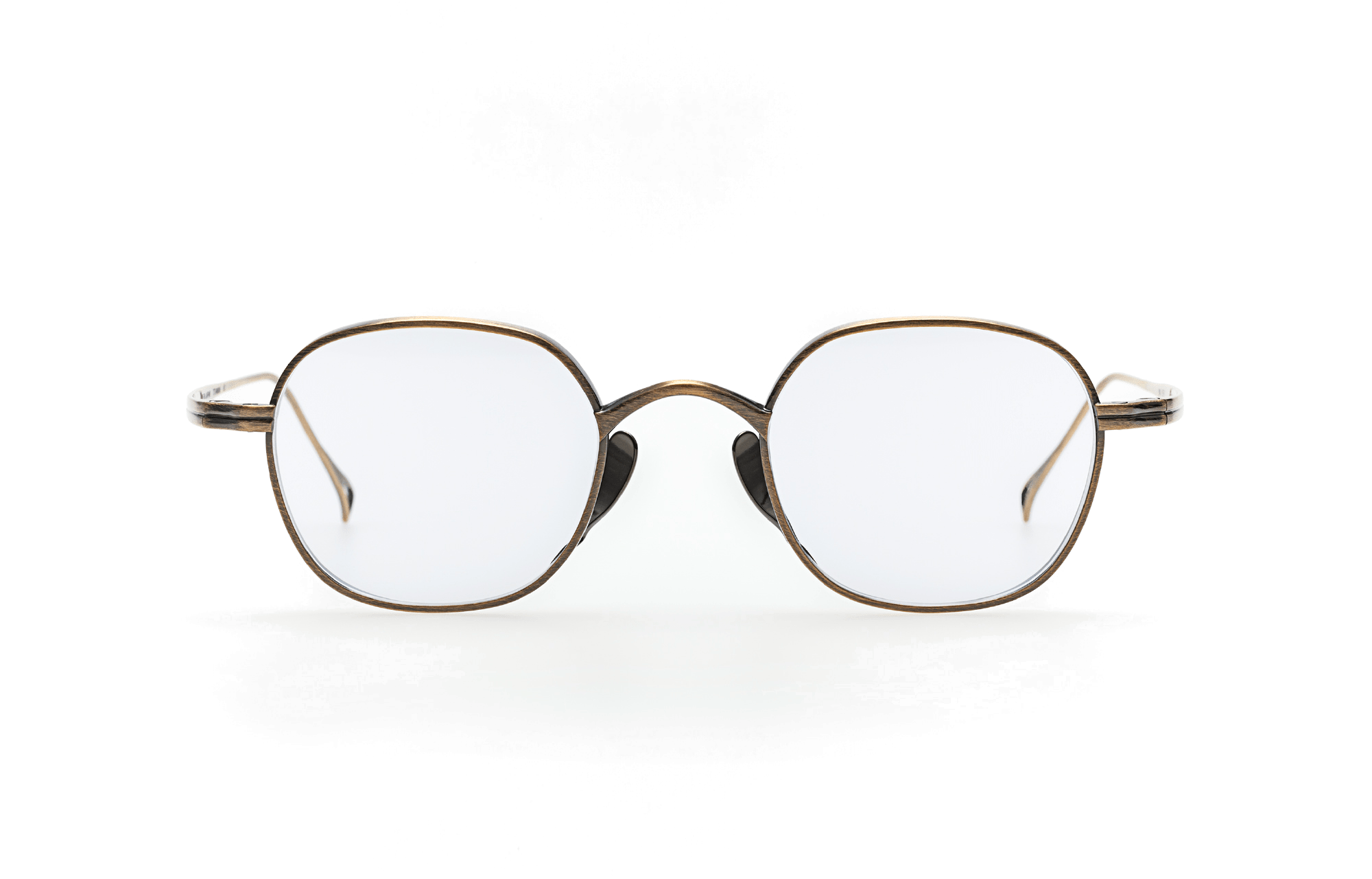 Lunettes de vue de la marque kamemannen monture optique mixte, modèle unisexe qui convient pour les hommes, et les femmes, avec un design rond fabriquée en métal disponible dans les boutiques Atelier Lou Paris
