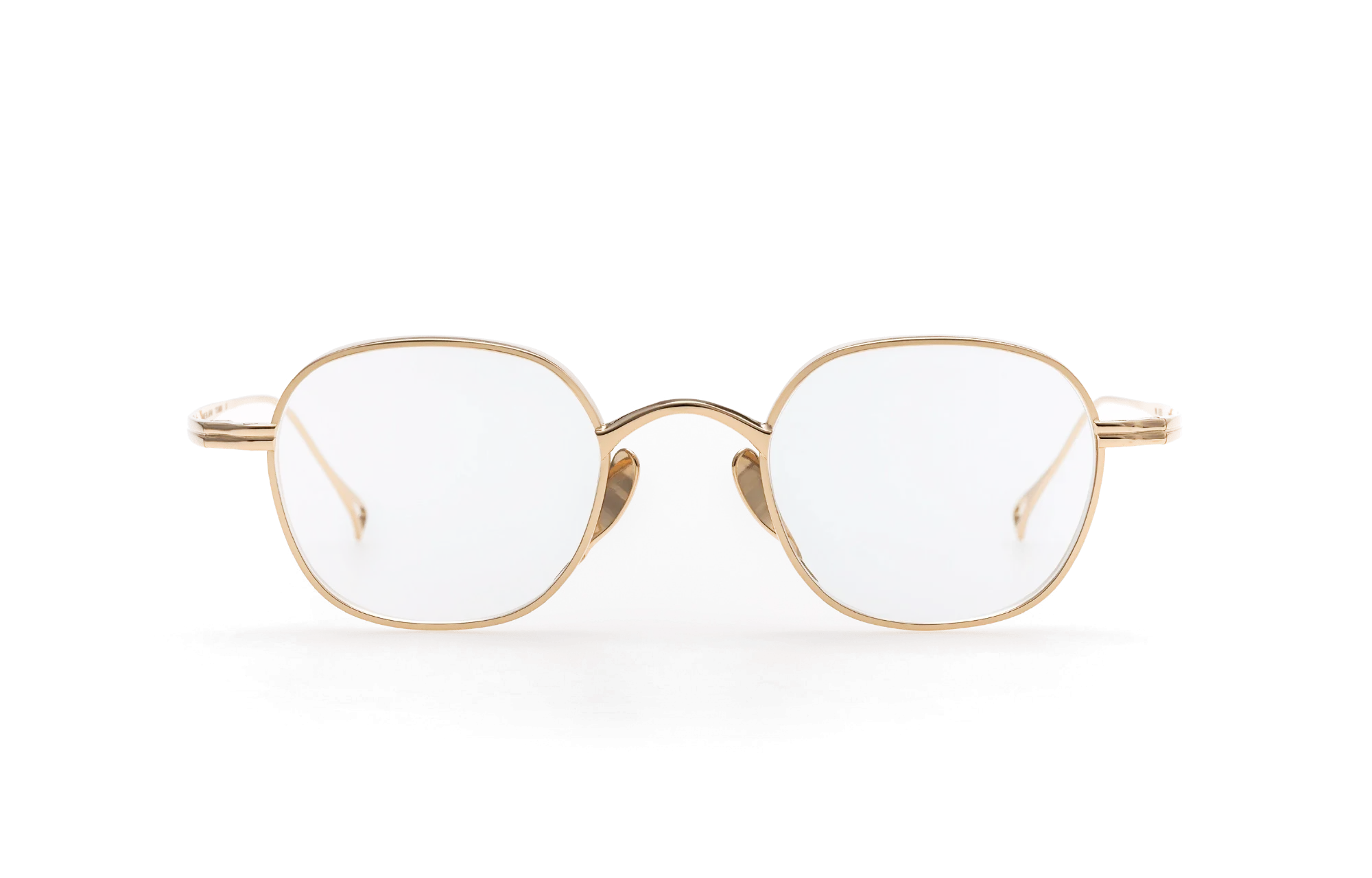 Lunettes de vue de la marque kamemannen monture optique mixte, modèle unisexe qui convient pour les hommes, et les femmes, avec un design rond fabriquée en métal disponible dans les boutiques Atelier Lou Paris