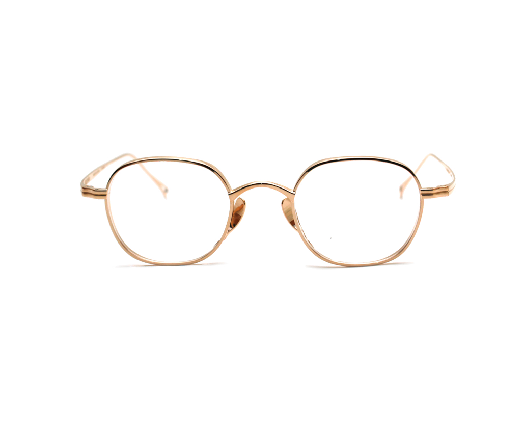 Lunettes de vue de la marque Kamemannen, monture optique mixte, modèle unisexe rg qui convient pour les hommes, et les femmes, avec un design rond fabriquée en metal disponible dans les boutiques Atelier Lou Paris