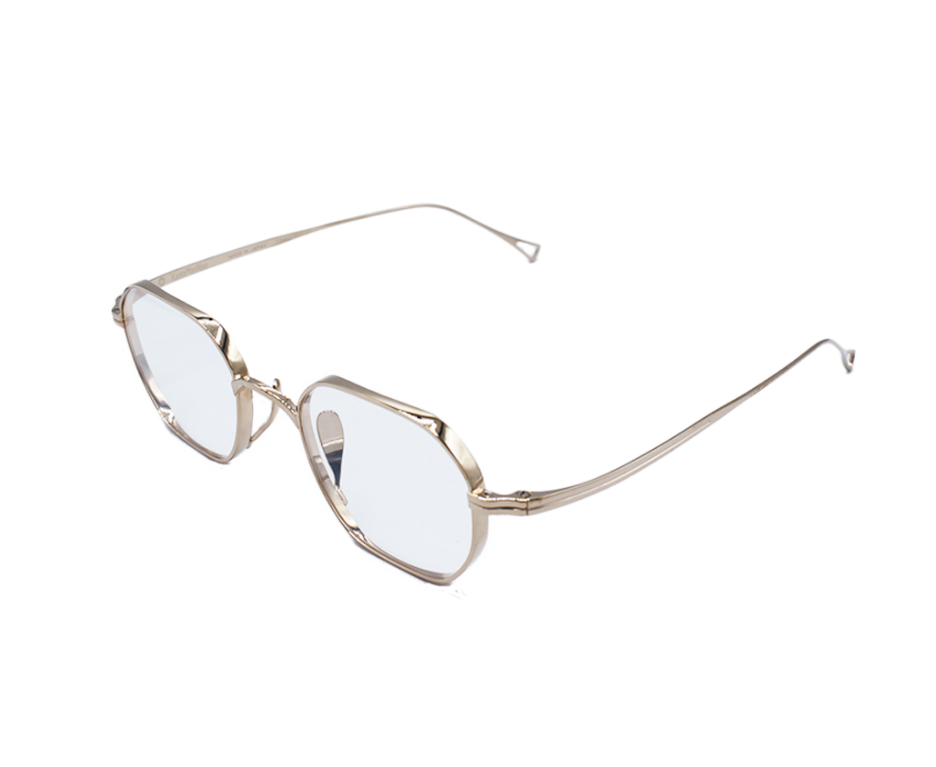 Lunettes de vue de la marque kamemannen monture optique mixte, modèle unisexe qui convient pour les hommes, et les femmes, avec un design carrée arrondie fabriquée en titane disponible dans les boutiques Atelier Lou Paris
