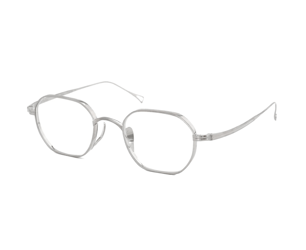 Lunettes de vue de la marque kamemannen monture optique mixte, modèle unisexe qui convient pour les hommes, et les femmes, avec un design carrée arrondie fabriquée en titane disponible dans les boutiques Atelier Lou Paris