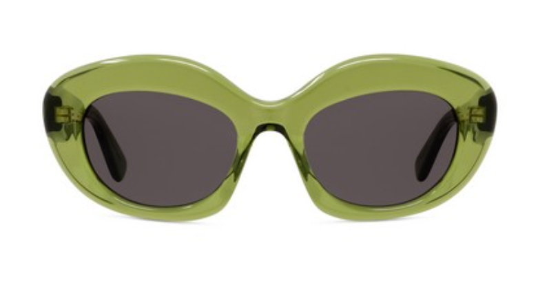 LOEWE LW40153I - Vert transparent - Lunettes de soleil