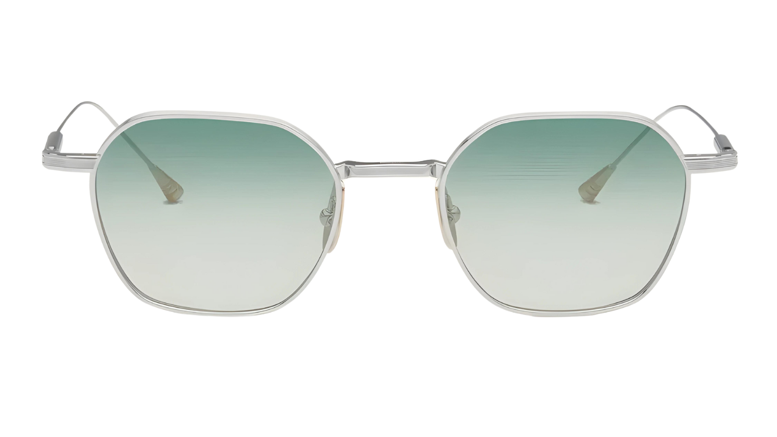 LUNETTERIE GENERALE CAVALIER SEUL - Palladium & 16K gold/ GRADIENT BLUE GREEN - Lunettes de soleil