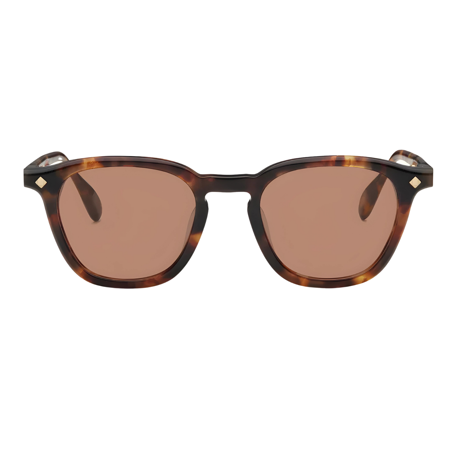 LUNETTERIE GENERALE MAESTRO - MEDIUM TORTOISE/SOLID BROWN - Lunettes de soleil