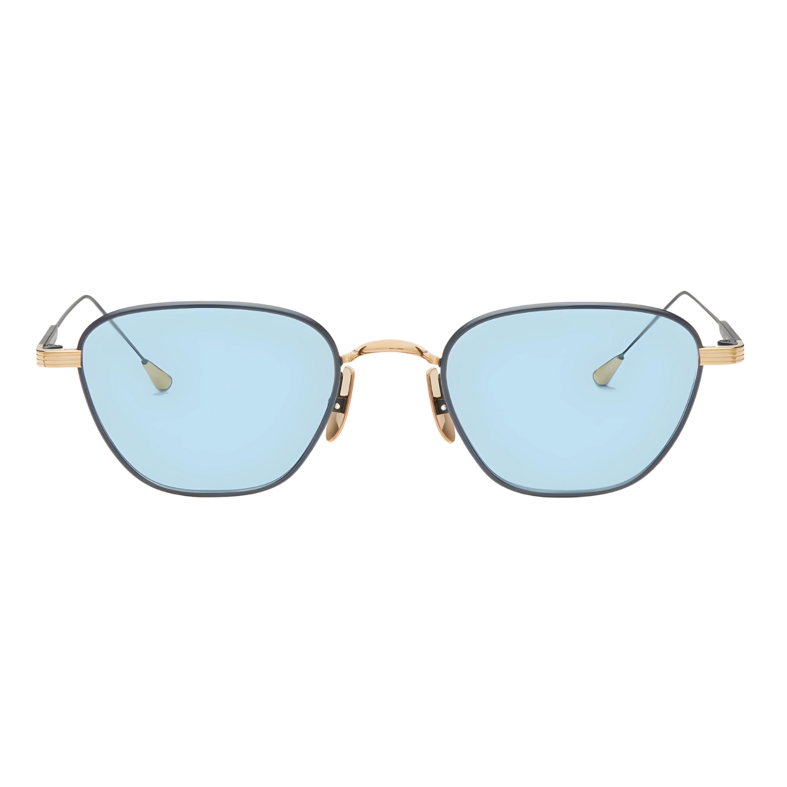 LUNETTERIE GENERALE MARMONT - Or 20 Carats & Bleu/Bleu - Lunettes de soleil