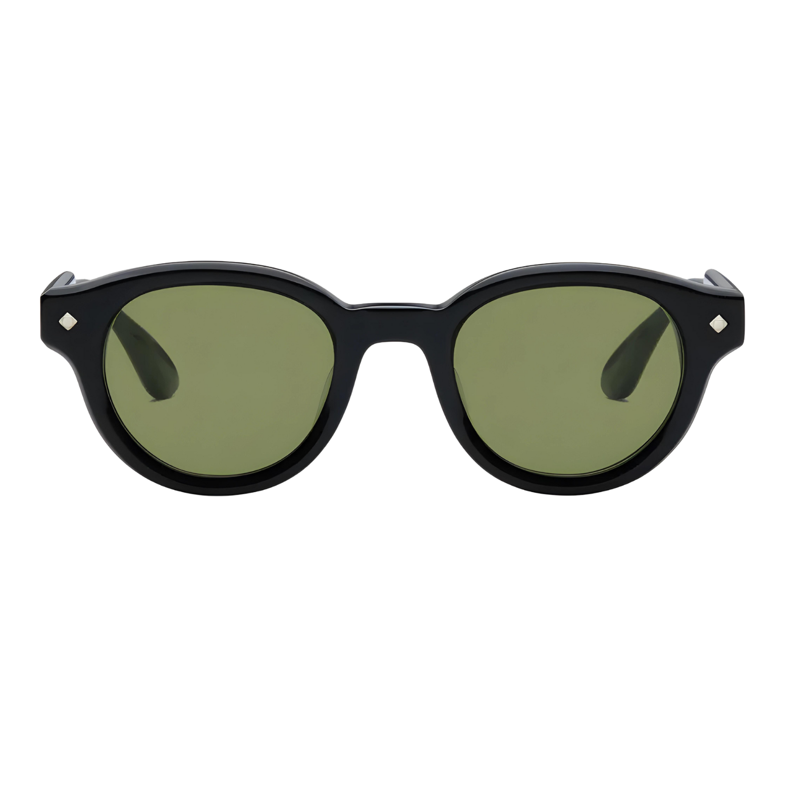LUNETTERIE GENERALE THE GIFT OF MORALITY - BLACK/ DARK GREEN - Lunettes de soleil
