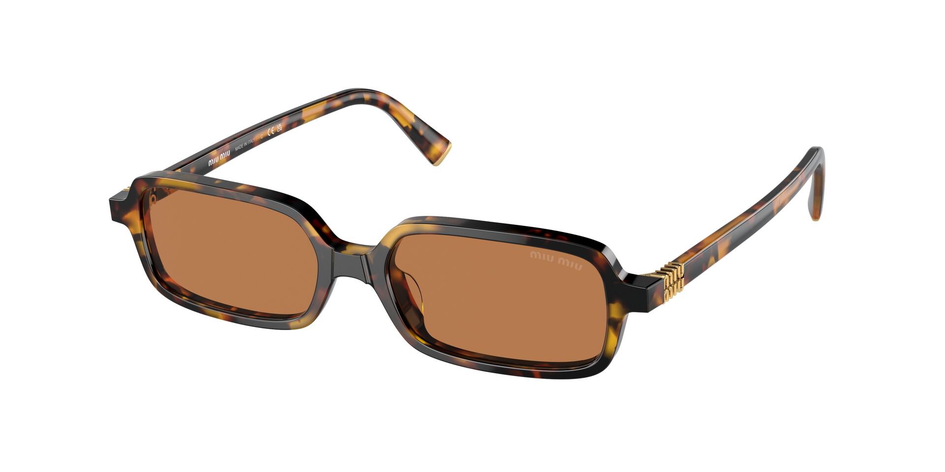 MIU MIU 0MU 11ZS - Havane/Orange - Lunettes de soleil
