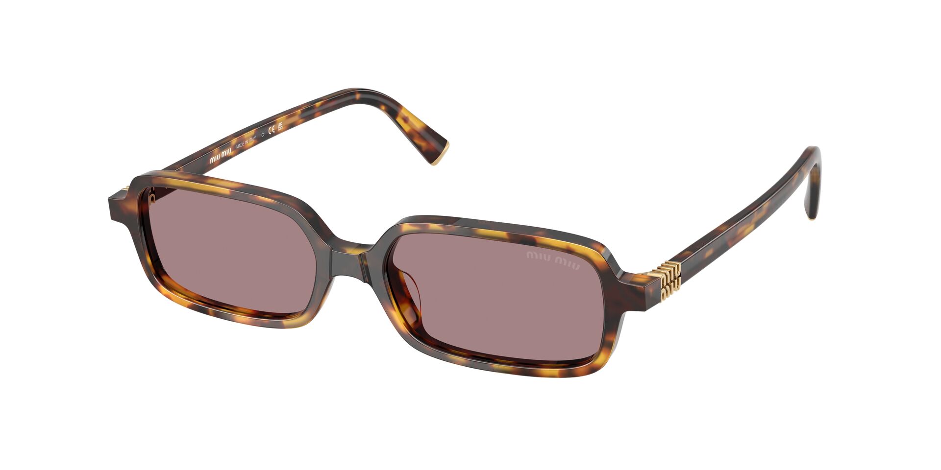MIU MIU 0MU 11ZS - Havane/Rose - Lunettes de soleil