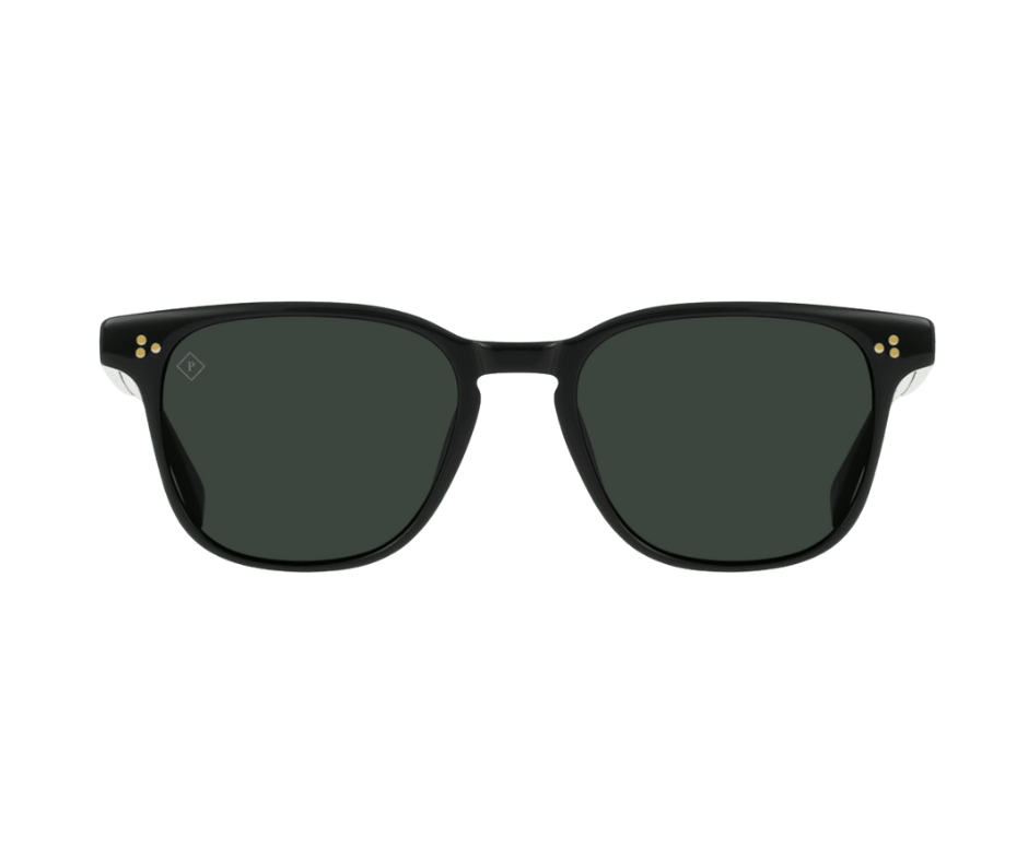 RAEN ALVEZ - RECYCLED BLACK / GREEN POLARIZED - LUNETTES DE SOLEIL