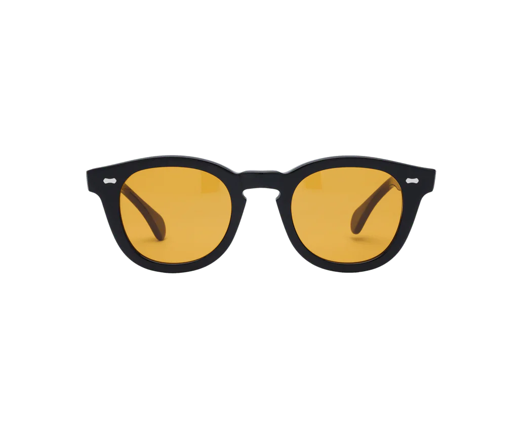 THE BESPOKE DUDES DONEGAL - Eco Black // Orange - Lunettes de soleil