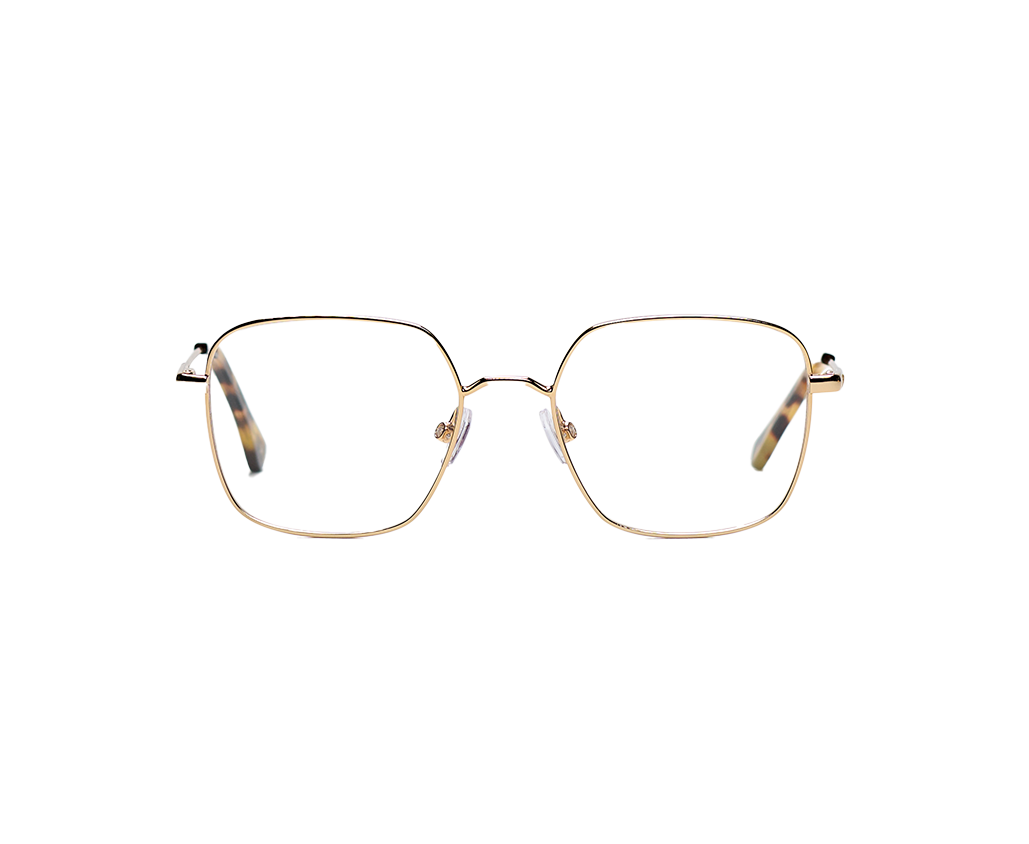 VERY FRENCH GANGSTER VERY CHEER Gold lunettes de vue