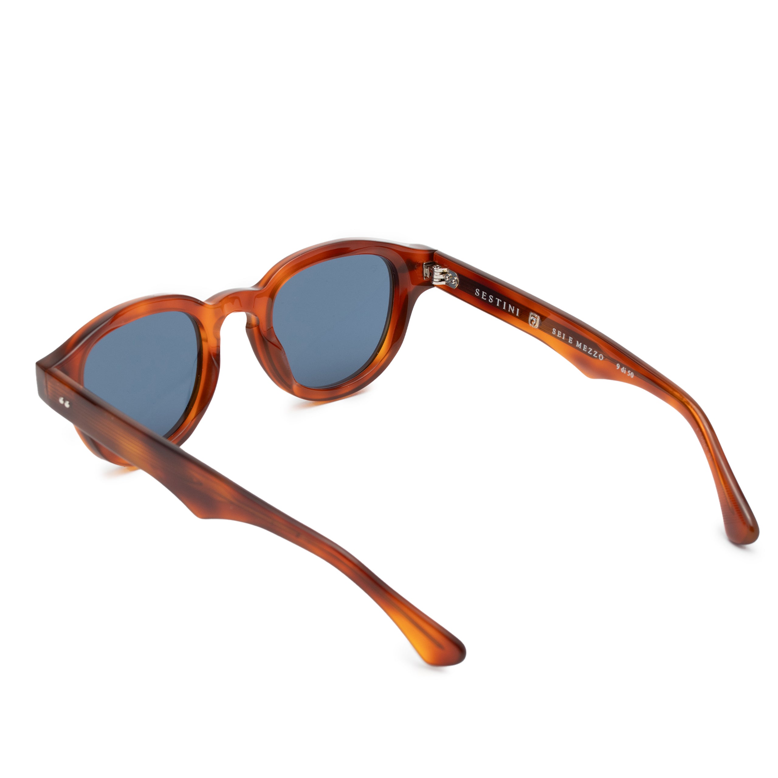 Sestini Sei e Mezzo Shiny Honey Tortoise / Blue Cristallo