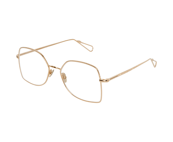 Lunettes de vue de la marque Ahlem, monture optique mixte, modèle unisexe qui convient pour les hommes, et les femmes, avec un design hexagonale  fabriquée en acetate disponible dans les boutiques Atelier Lou Paris 