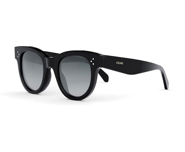 Lunettes de soleil Baby Audrey CL4003IN de la marque Celine, monture solaire femmes, avec un design carrée en acétate noir disponible dans les boutiques Atelier Lou Paris 