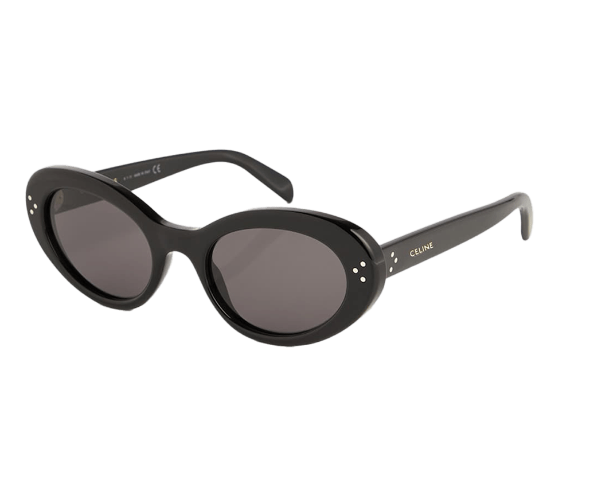Lunettes de soleil CL40193I. de la marque Celine , modèle unisexe pour femmes, avec un design cat eye fabriquée en acetate noir disponible dans les boutiques Atelier Lou Paris 